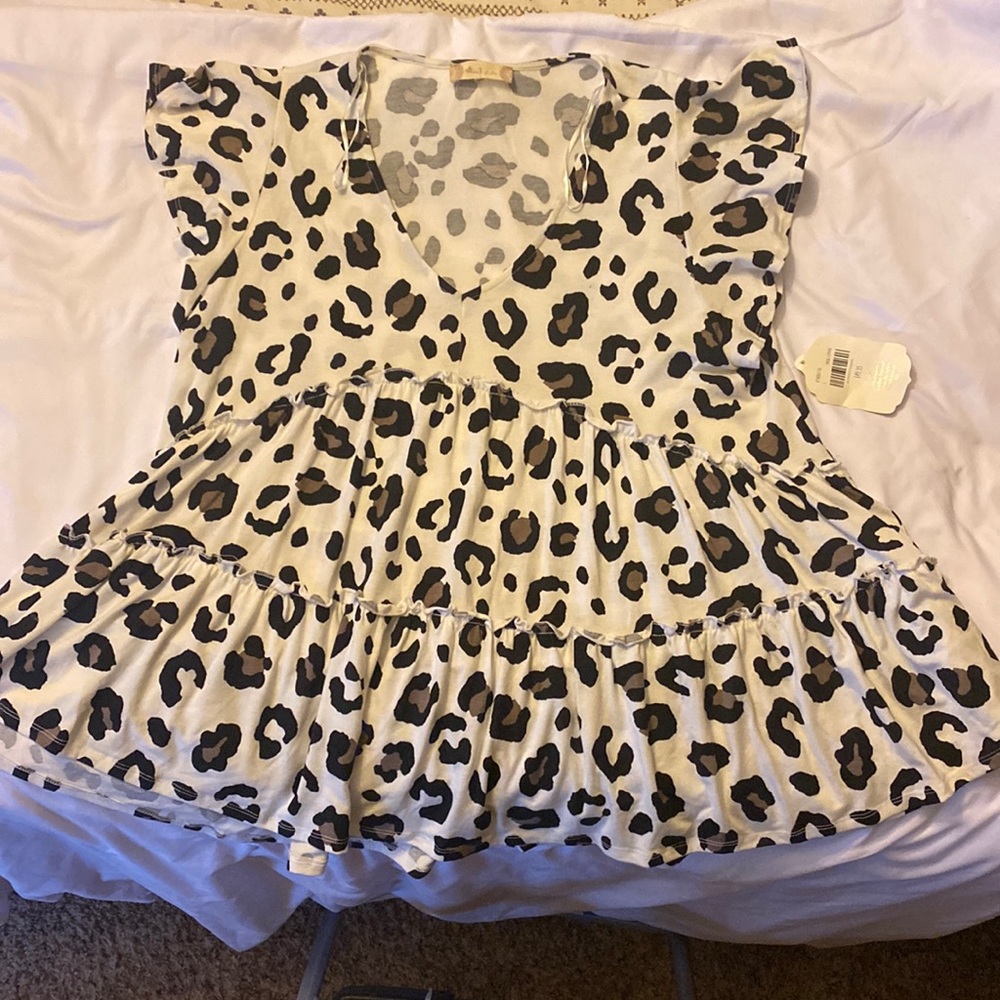 Brand new babydoll shirt, size large